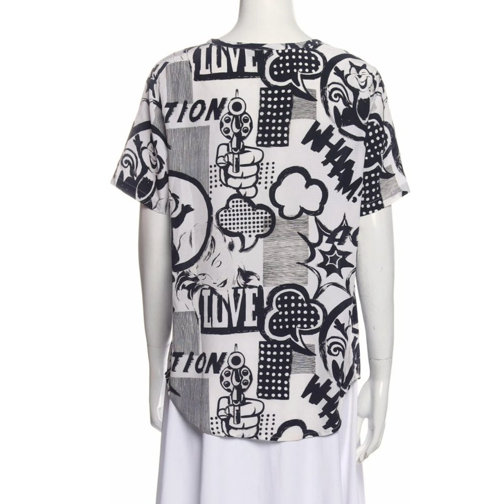 EQUIPMENT Silk Comic Strip T-shirt - Picture 2 of 8